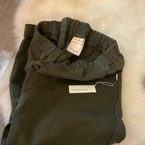 Le Bon Shoppe Olive Green Arc Pants